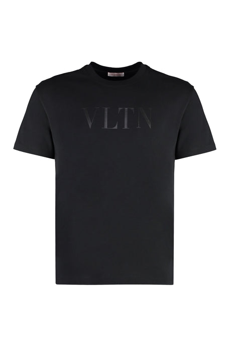 VALENTINO Cotton T-Shirt with Iconic Logo - Size L