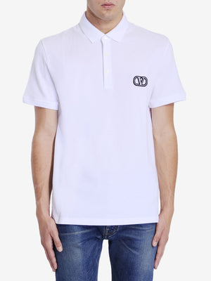 VALENTINO GARAVANI Classic Signature Logo Polo Shirt