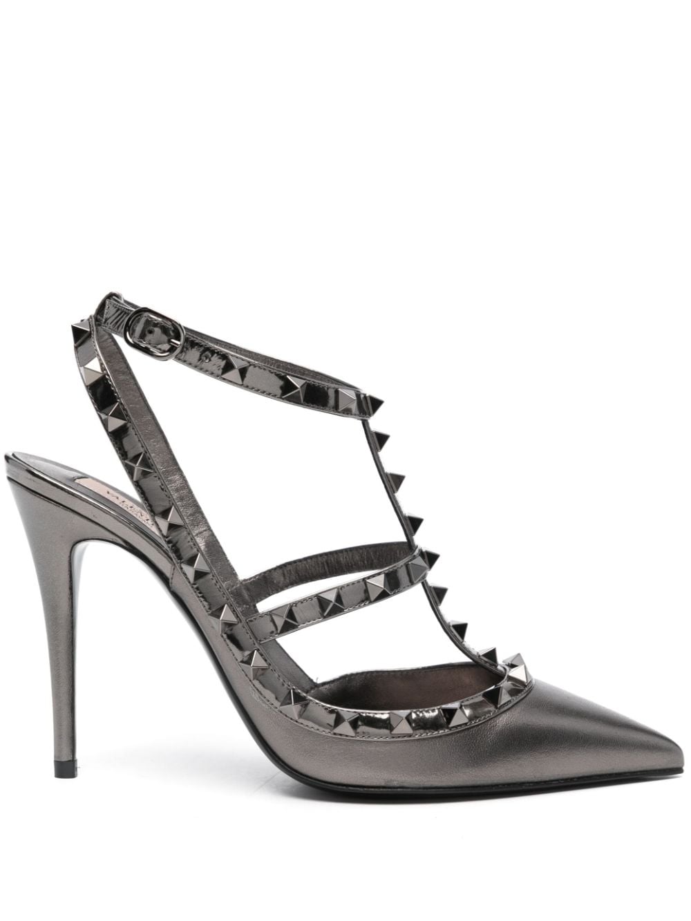 VALENTINO GARAVANI High-Impact Rockstud Leather Pumps with Stiletto Heel