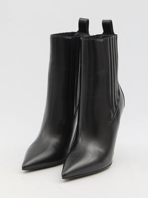 VALENTINO GARAVANI Vlogo Lockette Booties - 10.5 cm Heel Height