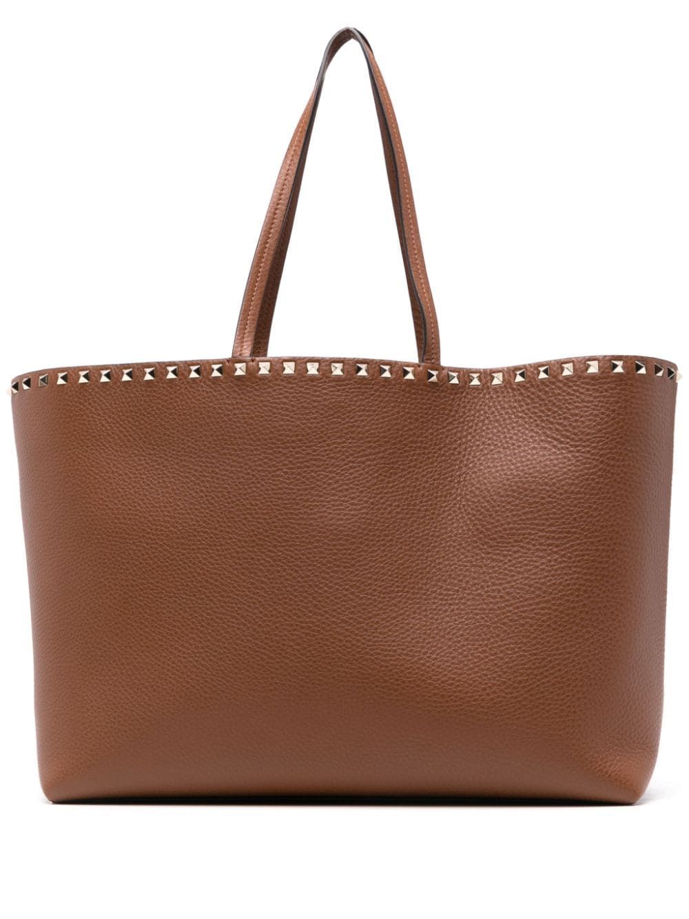 VALENTINO Chic Tote Handbag with Glamorous Golden Accents