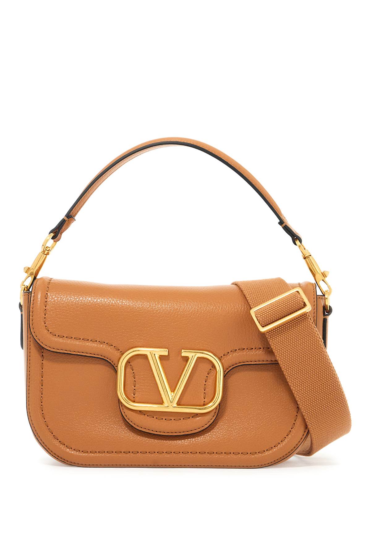 VALENTINO GARAVANI All-Time Classic Hammered Leather Shoulder Bag