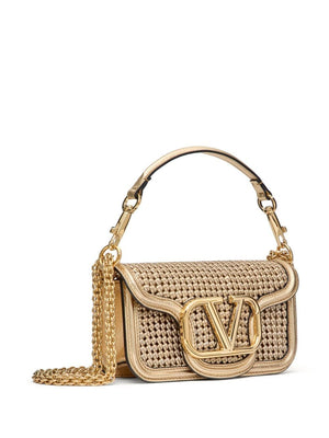 VALENTINO Mini Leather Shoulder Handbag