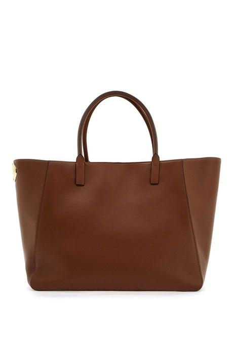 VALENTINO GARAVANI Leather Tote Handbag with Signature Detail