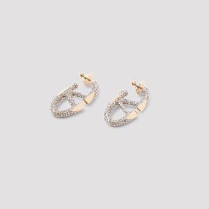 VALENTINO GARAVANI VLOGO Bold Crystal Mini Earrings