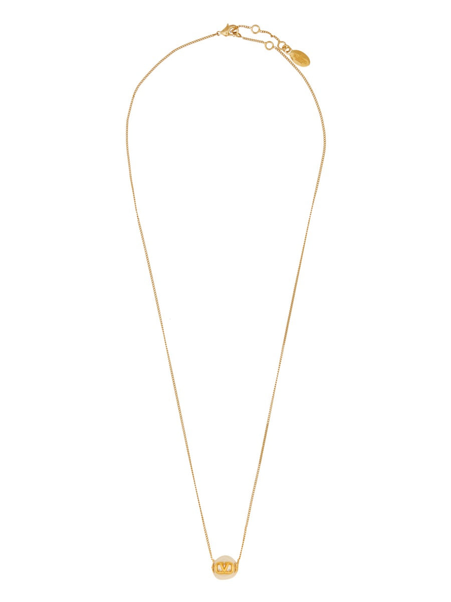 VALENTINO GARAVANI Signature Logo Necklace