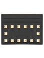 VALENTINO GARAVANI Mini Rockstud Leather Card Holder