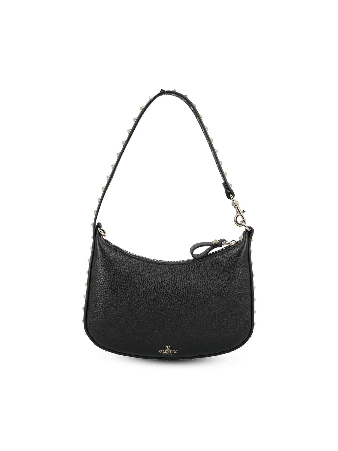 VALENTINO Mini Studded Leather Hobo Handbag