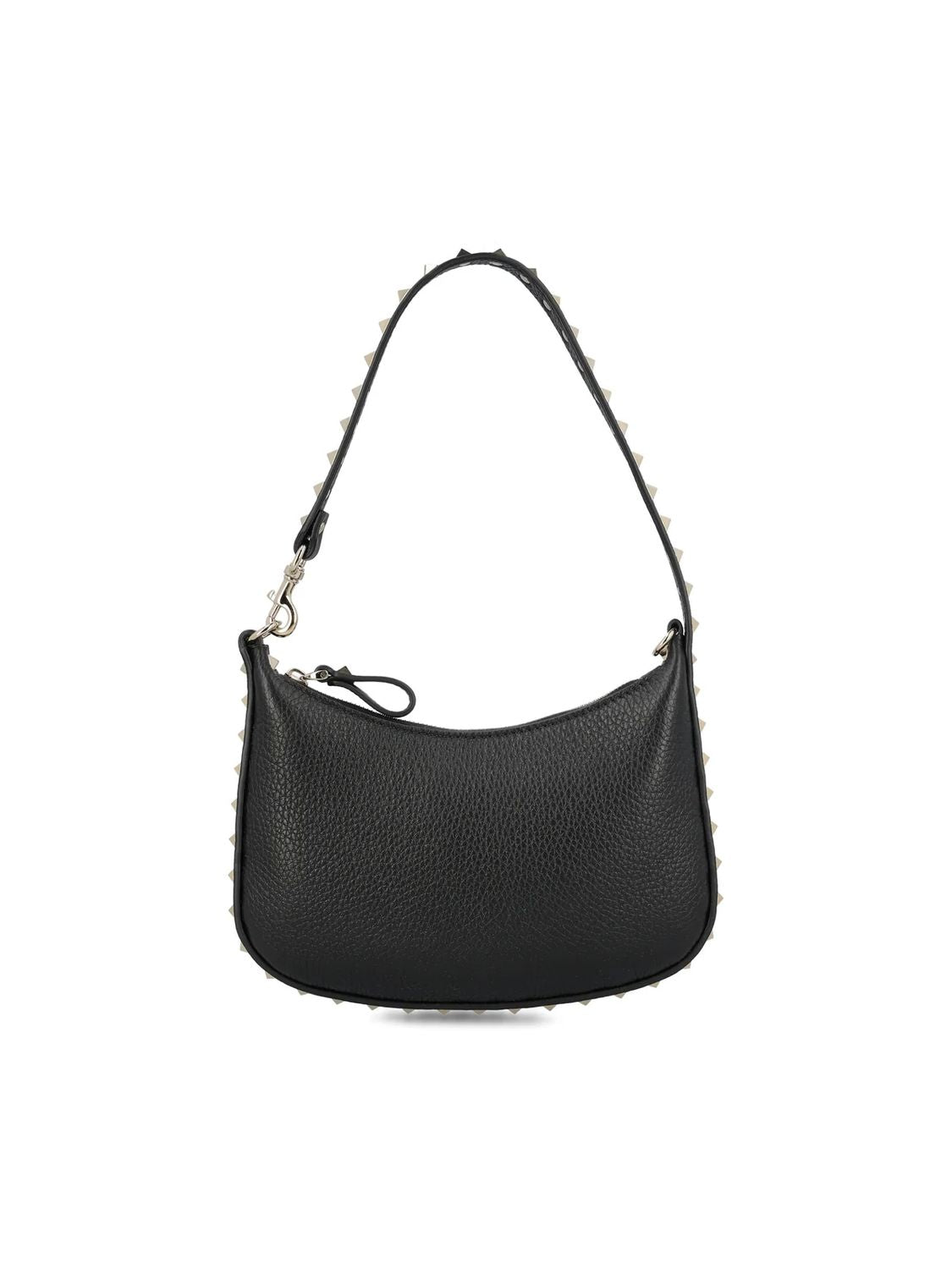 VALENTINO Mini Studded Leather Hobo Handbag