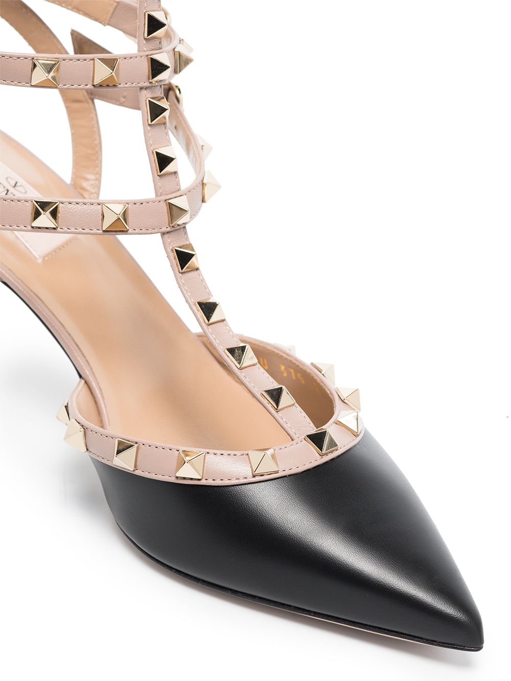 VALENTINO GARAVANI Elegant Studded Leather High-Heel Pumps