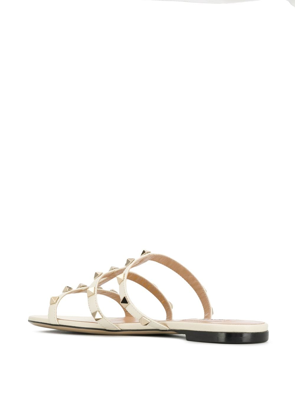 VALENTINO GARAVANI Chic Rockstud Embellished Flat Sandals