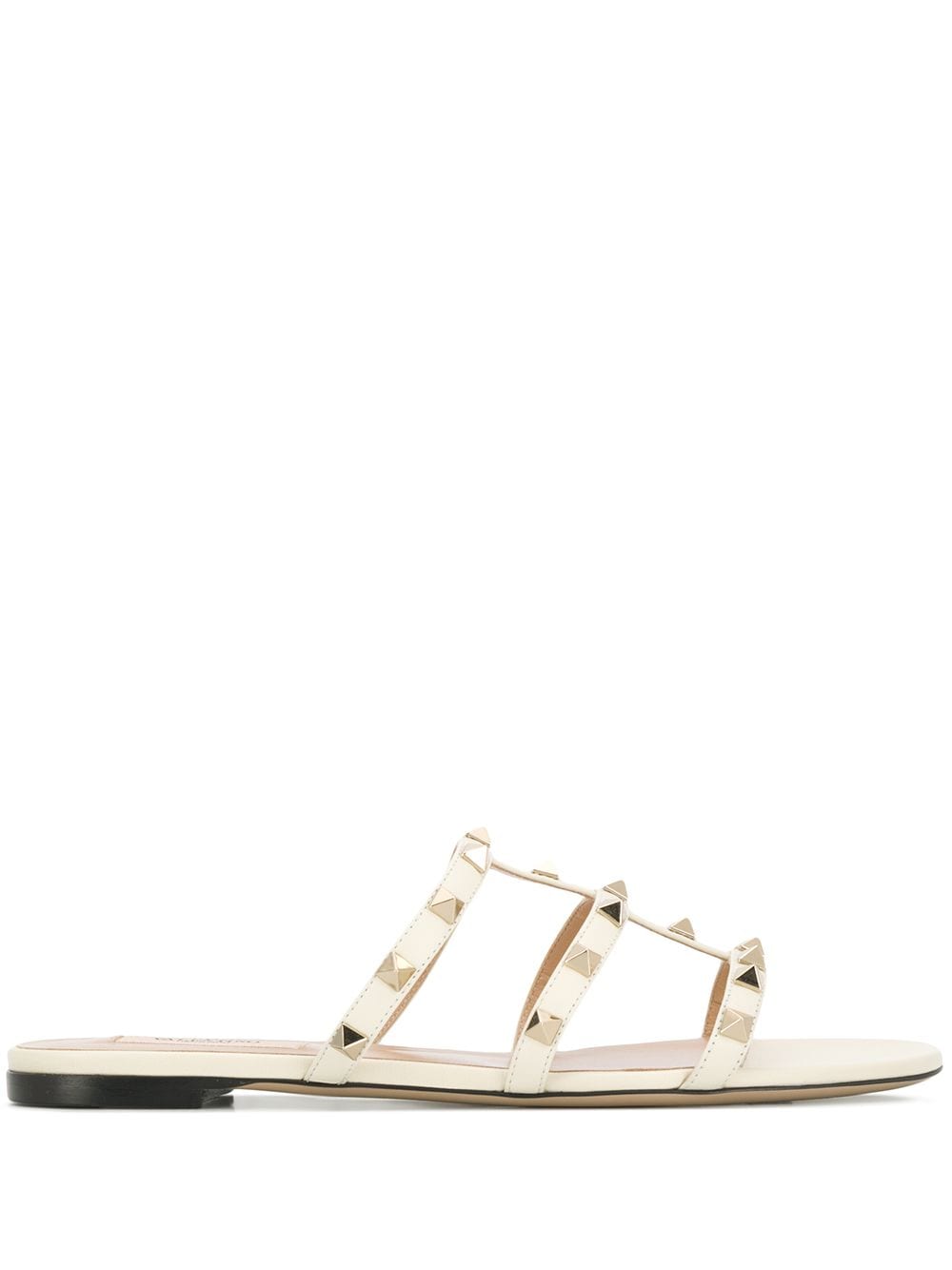 VALENTINO GARAVANI Chic Rockstud Embellished Flat Sandals