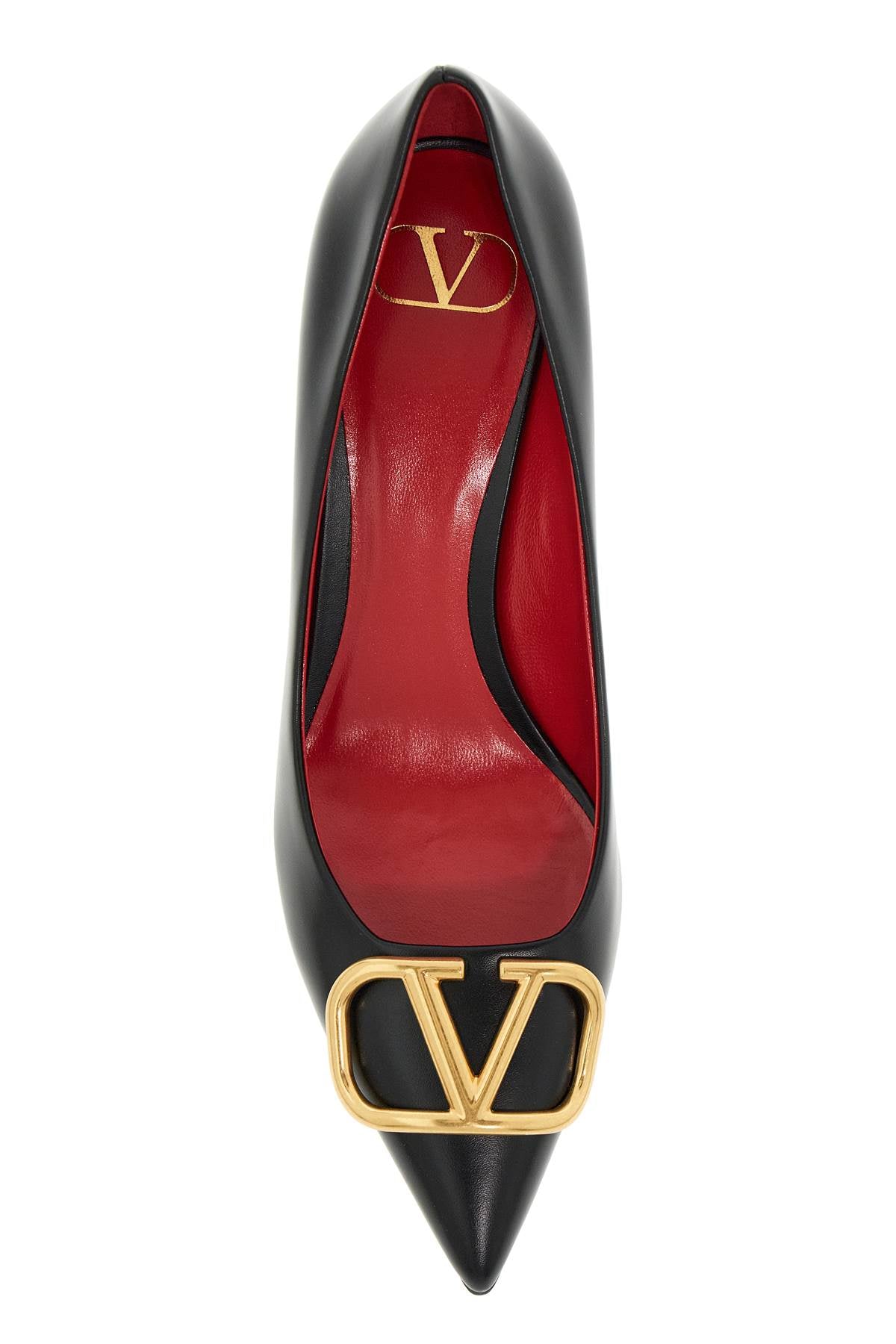 VALENTINO GARAVANI Smooth Leather VLogo Signature Pumps