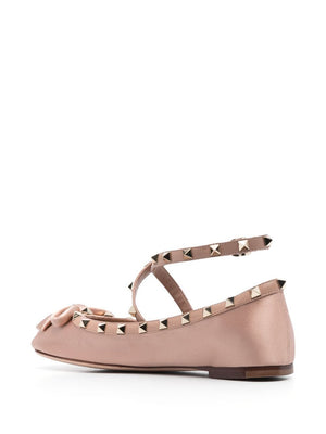 VALENTINO Rockstud Ballerina Flats for Women