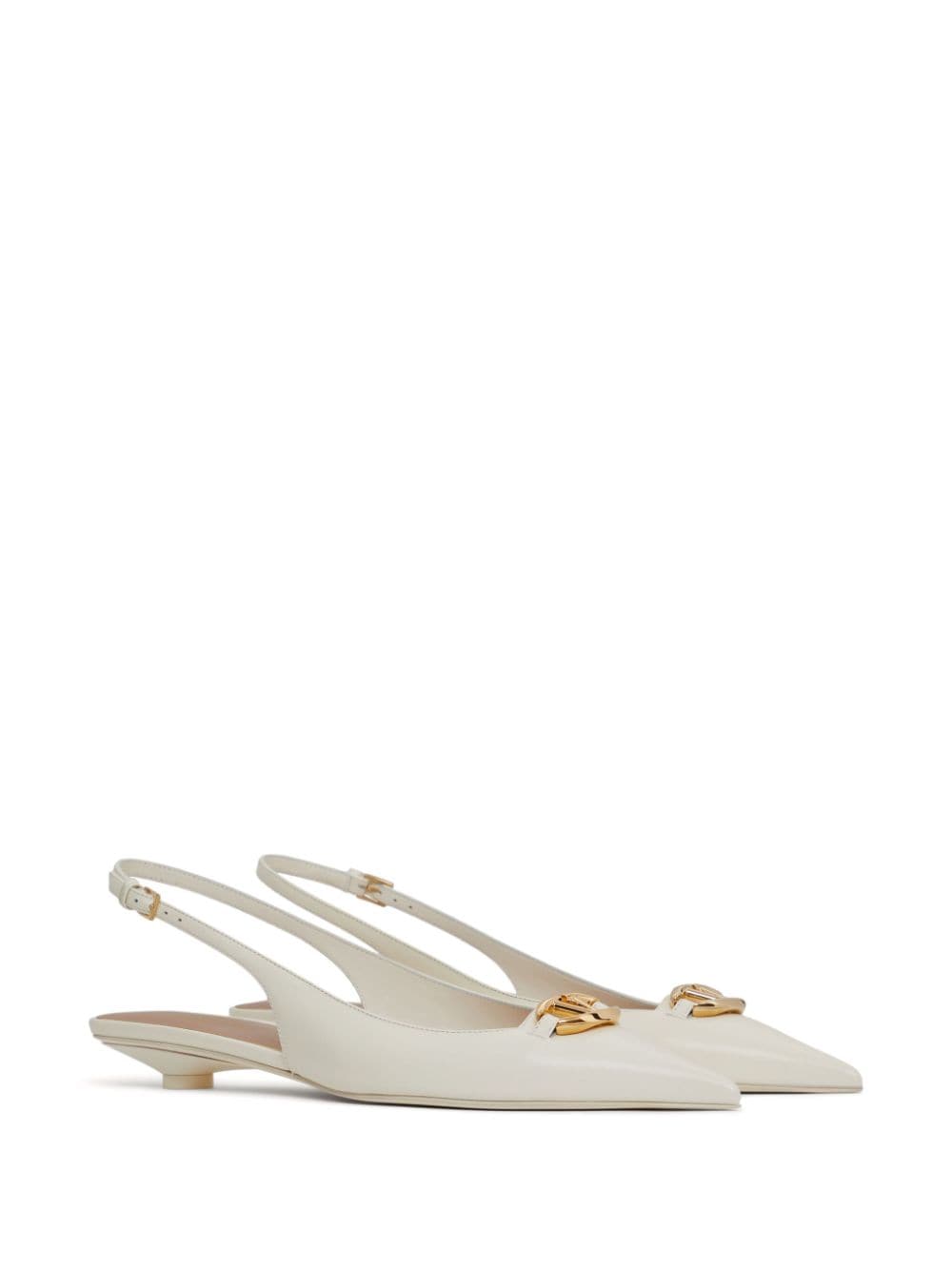 VALENTINO GARAVANI Bold V-Logo Leather Sandals