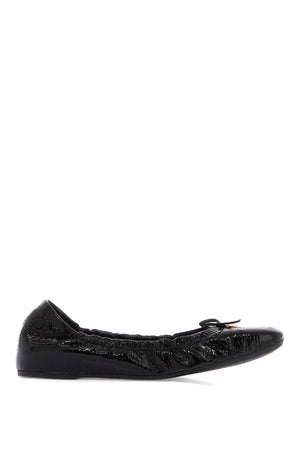 VALENTINO GARAVANI Signature Patent Leather Ballerina Flats