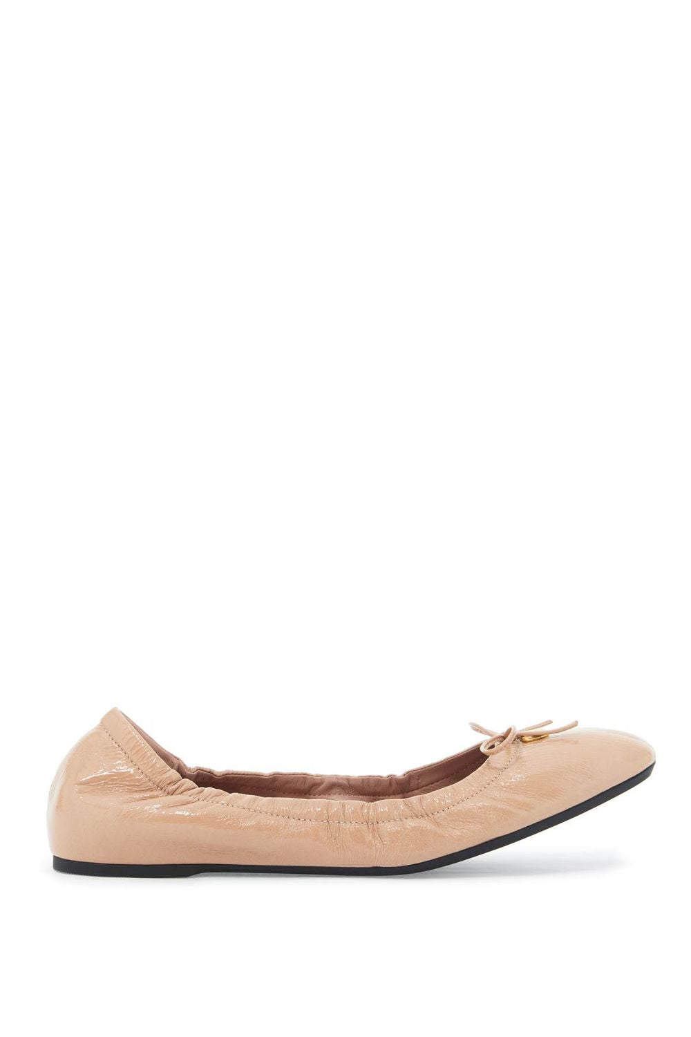 VALENTINO GARAVANI Signature Patent Leather Ballerina Flats