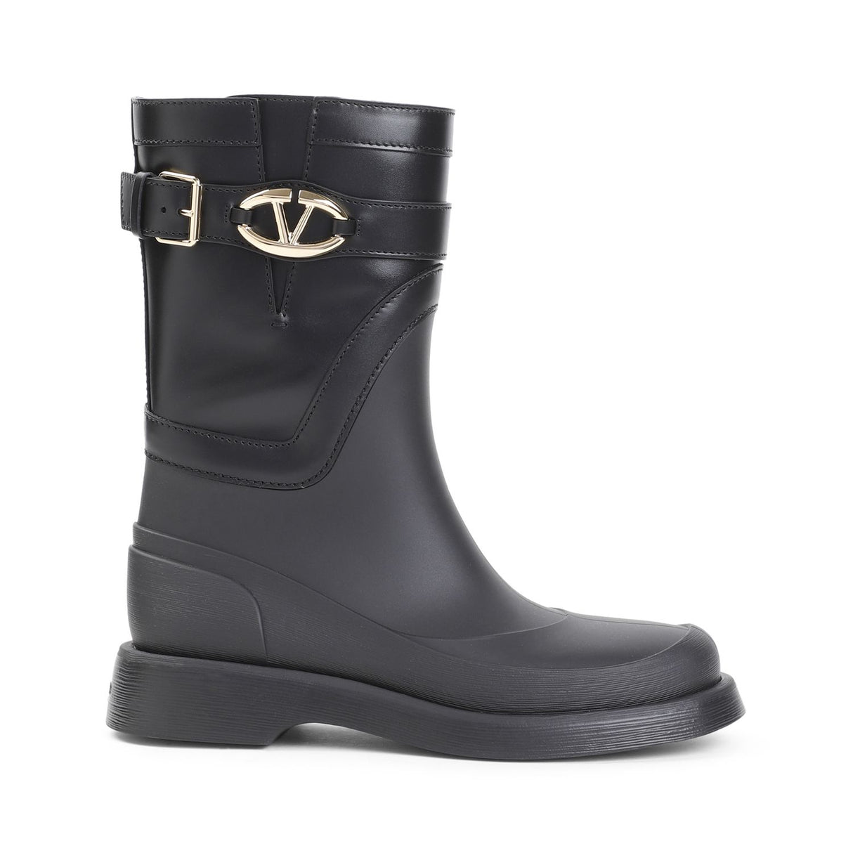 VALENTINO GARAVANI Chic Bold Logo Rain Boots