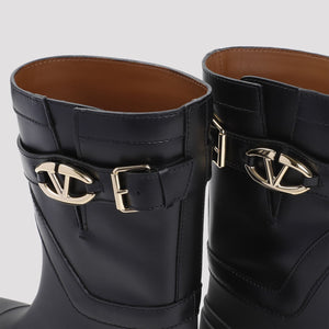 VALENTINO GARAVANI Chic Bold Logo Rain Boots