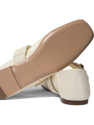 VALENTINO Elegant Mary-Jane Ballet Flats with VLogo Closure