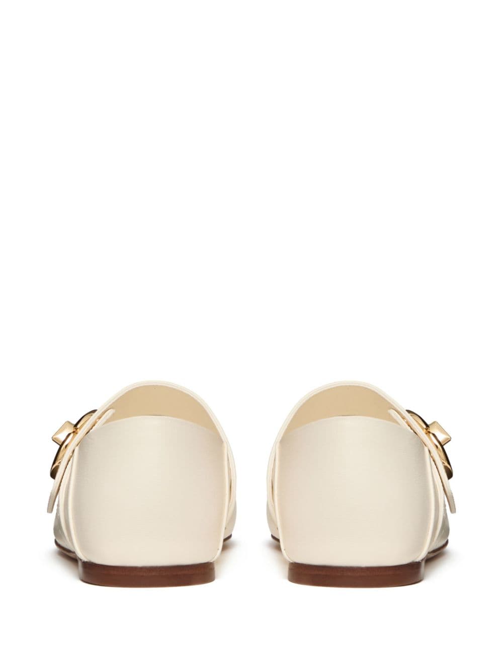 VALENTINO Elegant Mary-Jane Ballet Flats with VLogo Closure