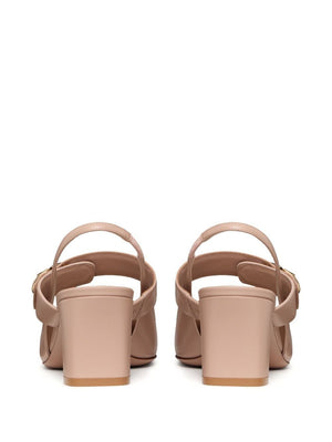 VALENTINO Chic Beige Rose Slingback Pumps 60mm