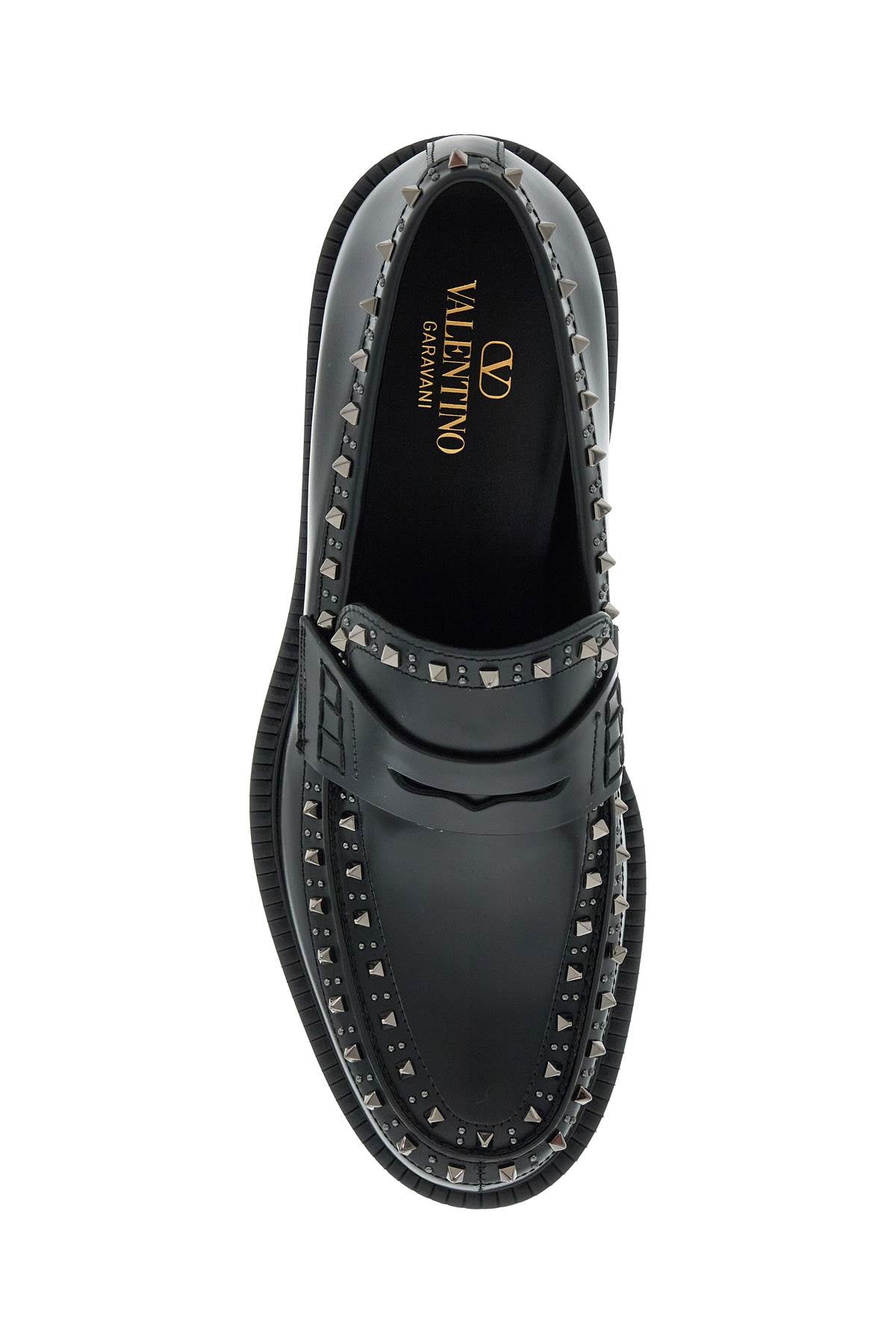 VALENTINO GARAVANI Classic Gentleglam Loafers with Mini Studs