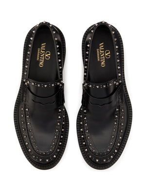 VALENTINO GARAVANI GentleGlam Leather Loafers for Men