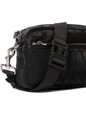 VALENTINO Iconic Tech Crossbody Bag - Black