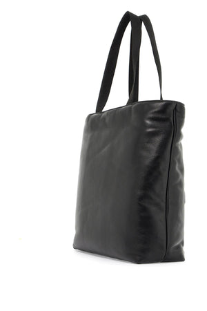 VALENTINO GARAVANI Noir Luxe Leather Tote