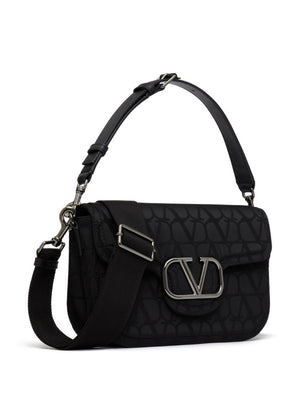 VALENTINO GARAVANI Iconographer Tech Fabric Shoulder Bag