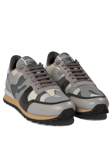 VALENTINO GARAVANI Camouflage Rockrunner Sneakers for Men