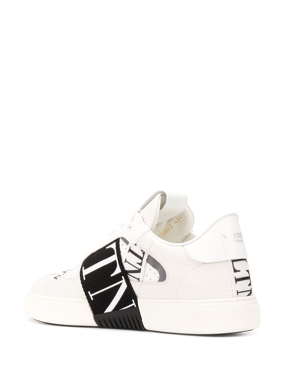 VALENTINO GARAVANI Contemporary White Leather Low-Top Sneakers