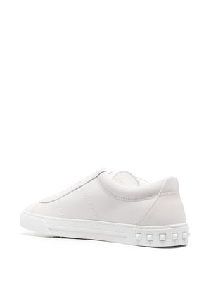 VALENTINO GARAVANI CityPlanet White Leather Sneakers