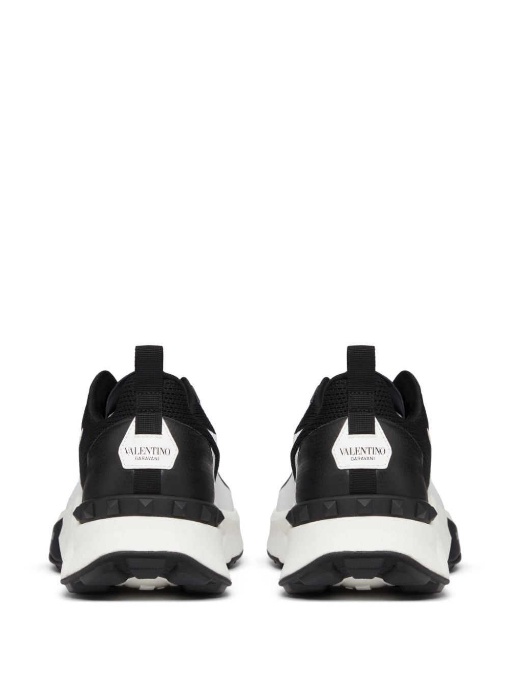 VALENTINO GARAVANI TRUE ACT Leather Contrast Sneakers