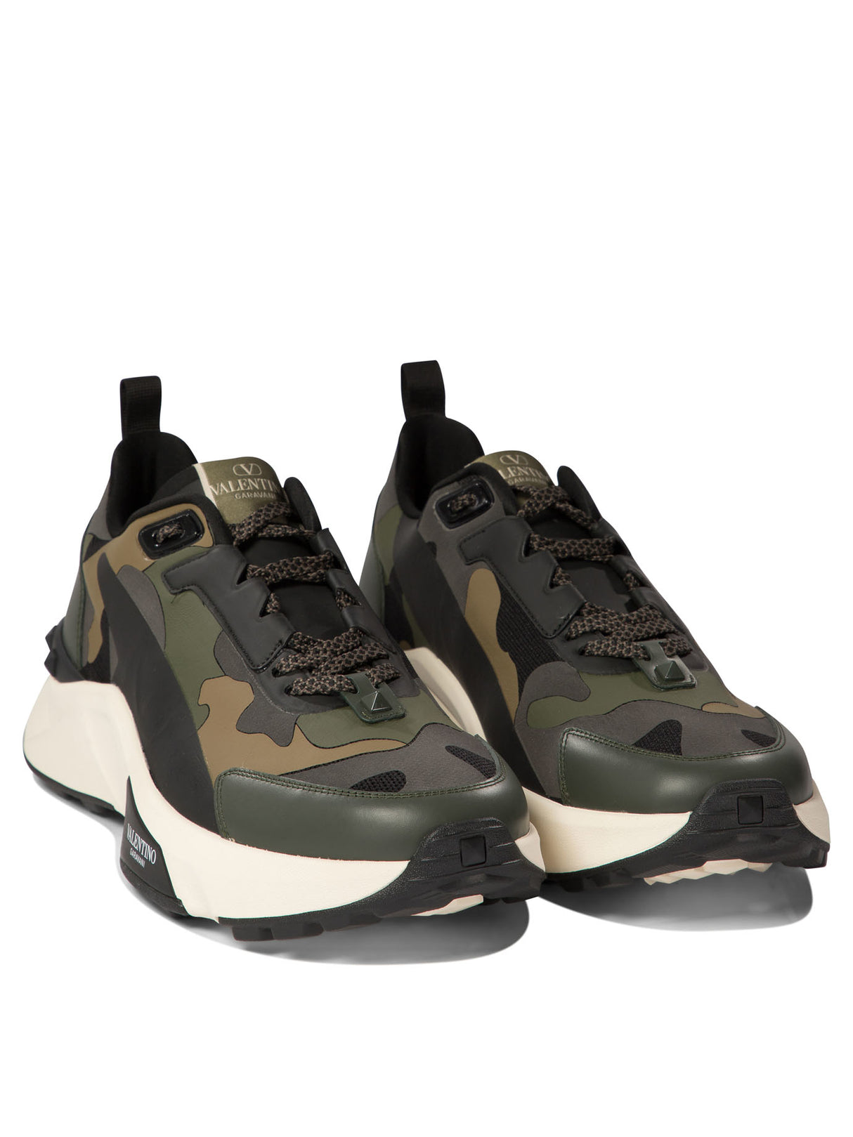 VALENTINO GARAVANI True Act Camouflage Low Top Sneakers