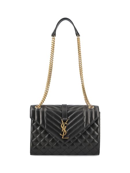 SAINT LAURENT Medium Envelope Handbag - Chic and Timeless Design