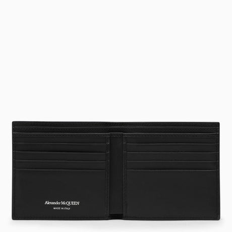 ALEXANDER MCQUEEN Sleek and Stylish Black Leather Coin Purse for Men