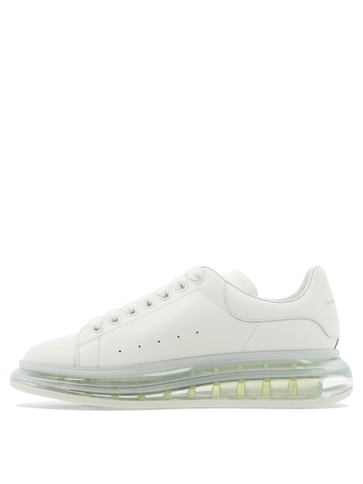 ALEXANDER MCQUEEN Men's White Leather Sneakers - SS23 Collection