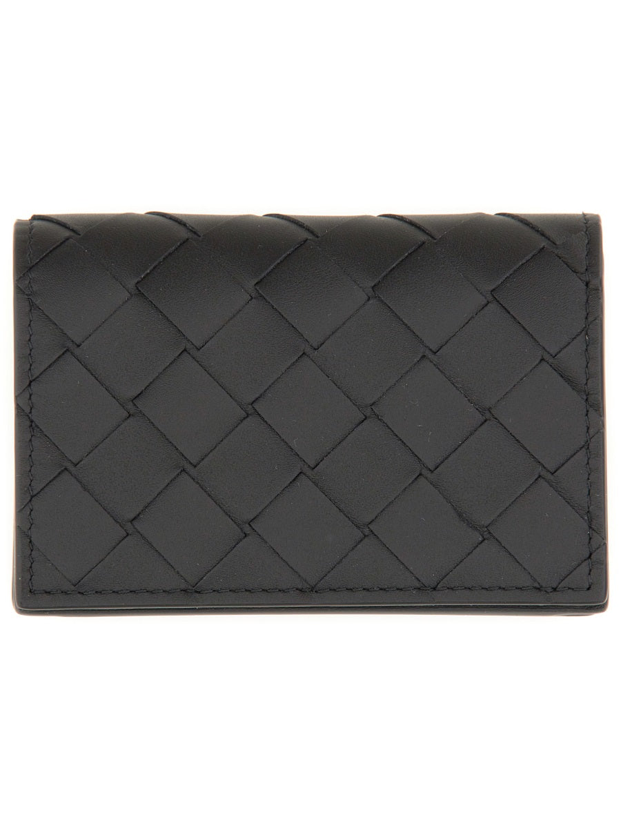 BOTTEGA VENETA Mini Woven Business Card Holder