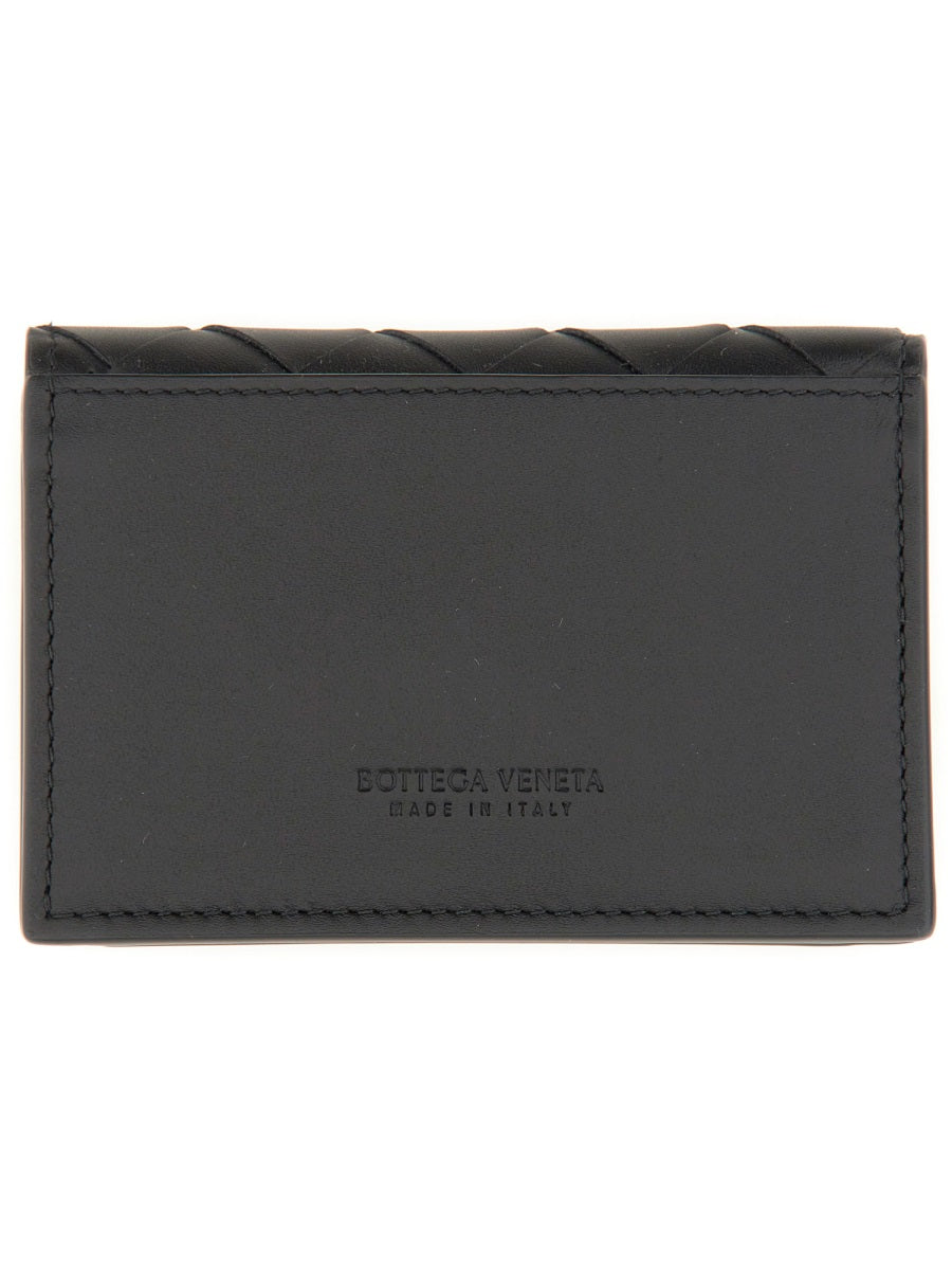 BOTTEGA VENETA Mini Woven Business Card Holder