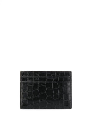 SAINT LAURENT Black Tiny Cardholder for Men