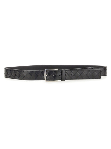 BOTTEGA VENETA Timeless Leather Belt for Men