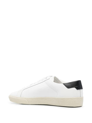 SAINT LAURENT Giày Sneaker Nam Màu Trắng và Đen 24SS