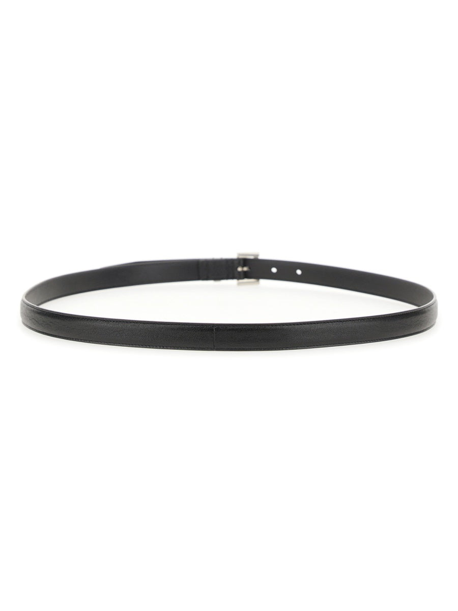 SAINT LAURENT Minimalist Thin Belt for Men