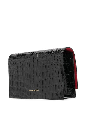 ALEXANDER MCQUEEN Black 24SS Messenger Bag for Women