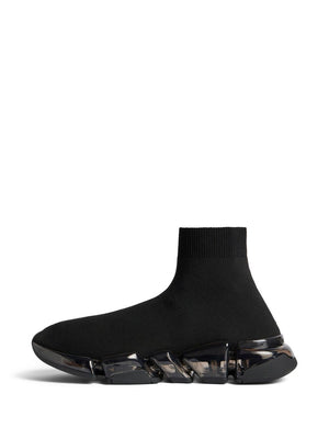 BALENCIAGA Speed 2.0 LT Futuristic Sneakers in Black