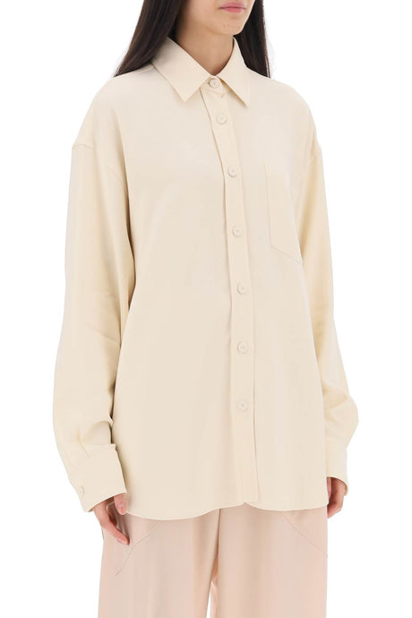 STELLA MCCARTNEY Oversized Crepe Shirt for Women - Sustainable and Stylish