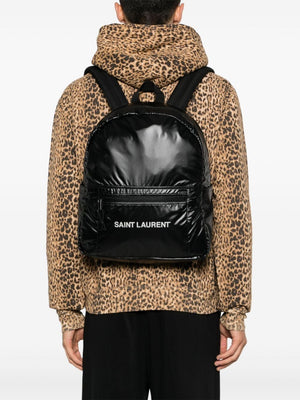 SAINT LAURENT Luxury Minimalist Nylon Backpack