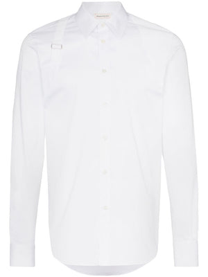 ALEXANDER MCQUEEN Embellished Belt Shirt for Men - FW24 Collection